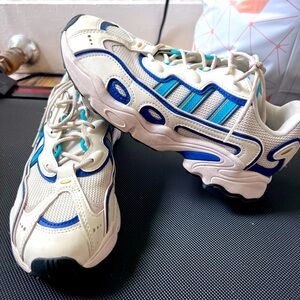 adidas Originals Ozweego OG Shoes 'Off White Royal Blue Lucid Cyan'